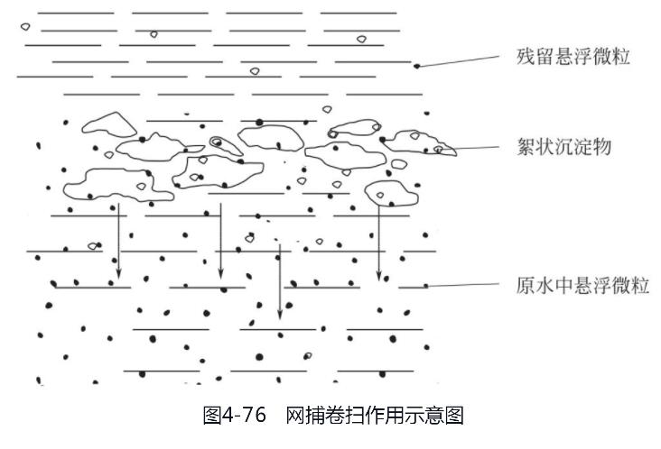 混凝劑的網(wǎng)捕卷掃作用